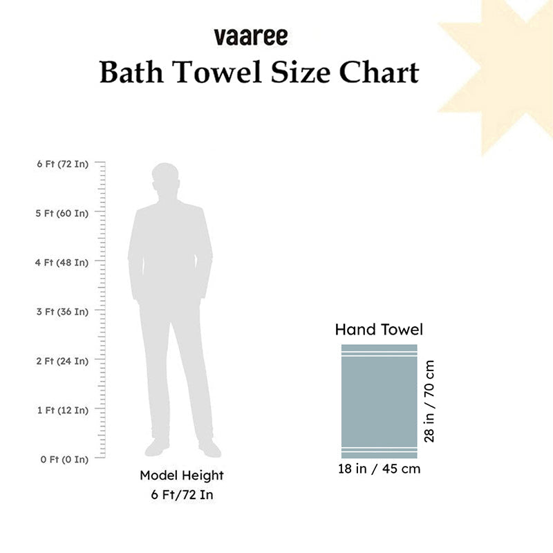 Rosette Cotton Hand Towel (Grey) - Set Of Four media 7