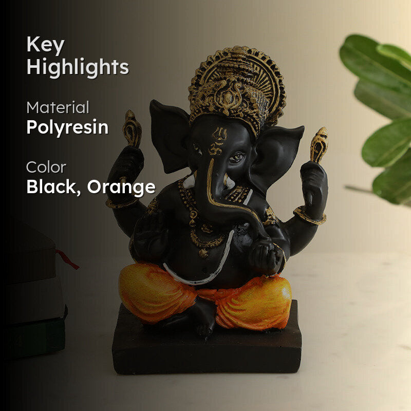 Shri Vignaharta Idol - Orange media 2