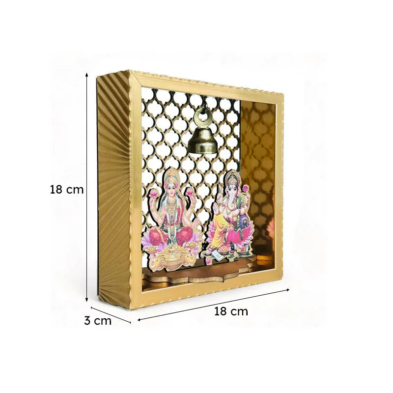 Ganesha Saraswati Wall Mounted Mandir media 7