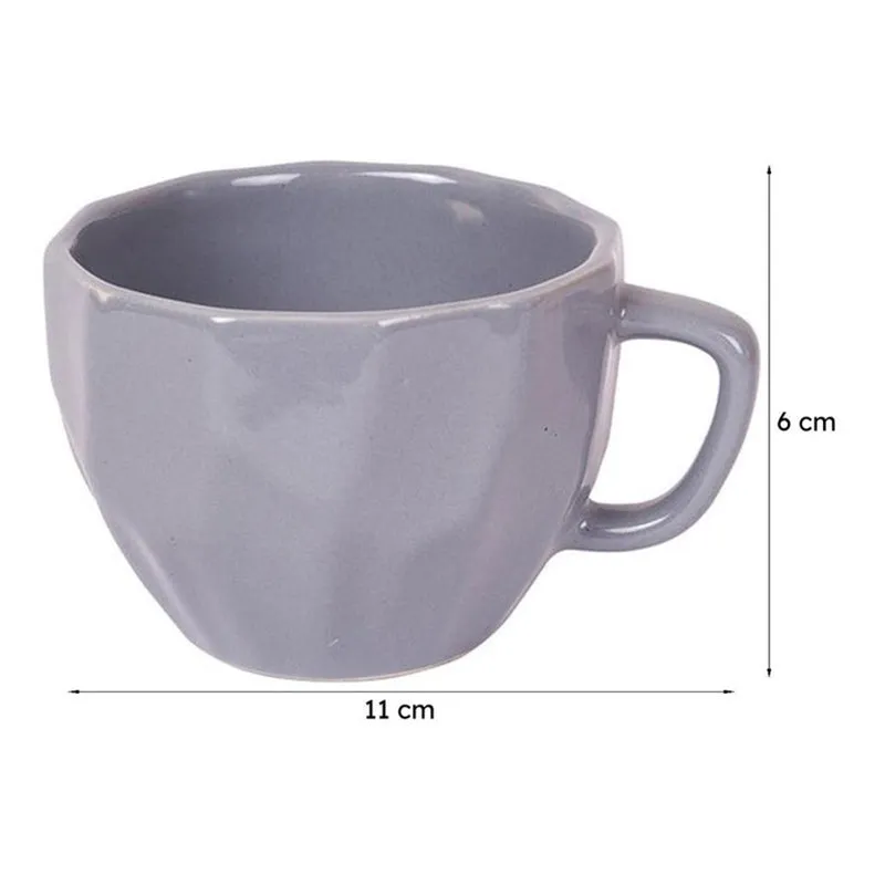 Frisa Ceramic Tea Cup (150mL Each) -  Set of Six media 8