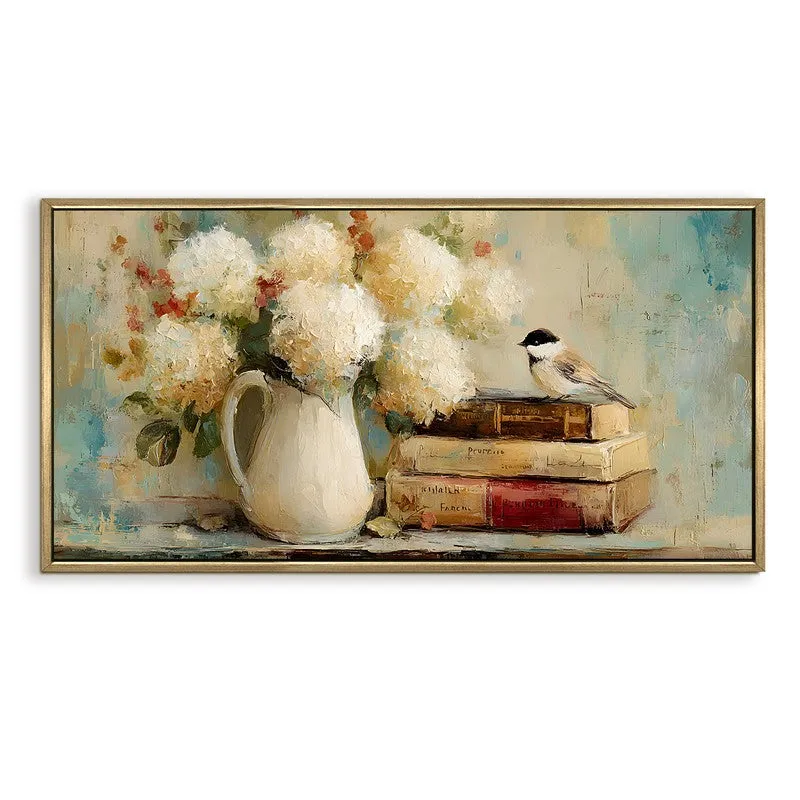 Serenity Canvas Wall Painting With Frame media 3