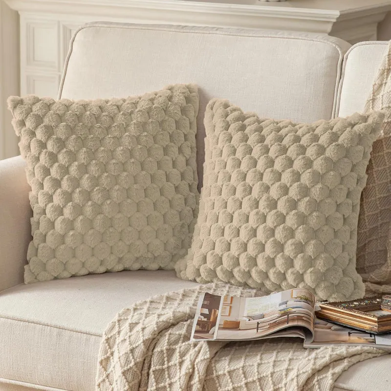 Geo Luxe Cushion Cover Set (Beige) - Set Of Two media 3