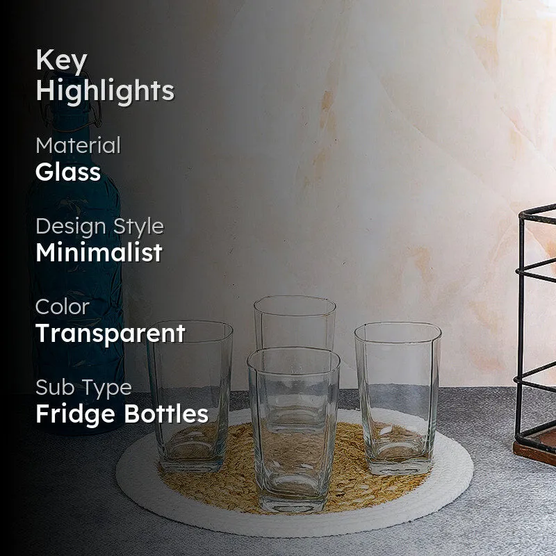 Harlan 1000 mL Water Bottle With 350 mL Glasses - Five Piece Set media 2