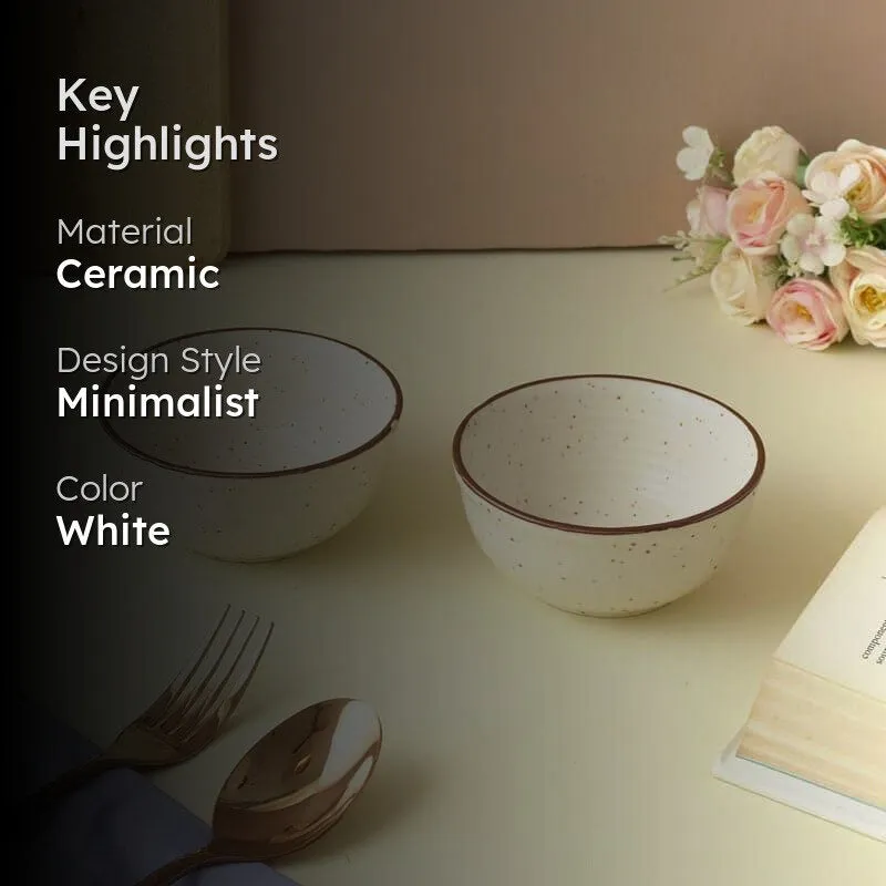 Beige Mia Bowl - Set Of Two media 2