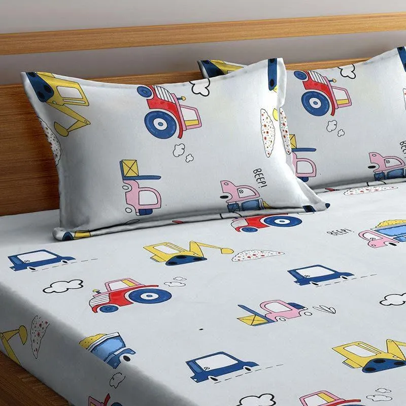 Traffic Trolly Bedsheet - 180 GSM media 3