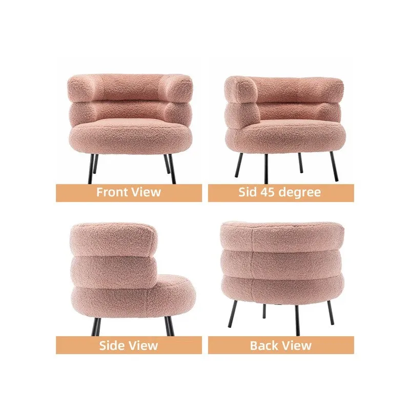 Clive Accent Chair - Pink media 4