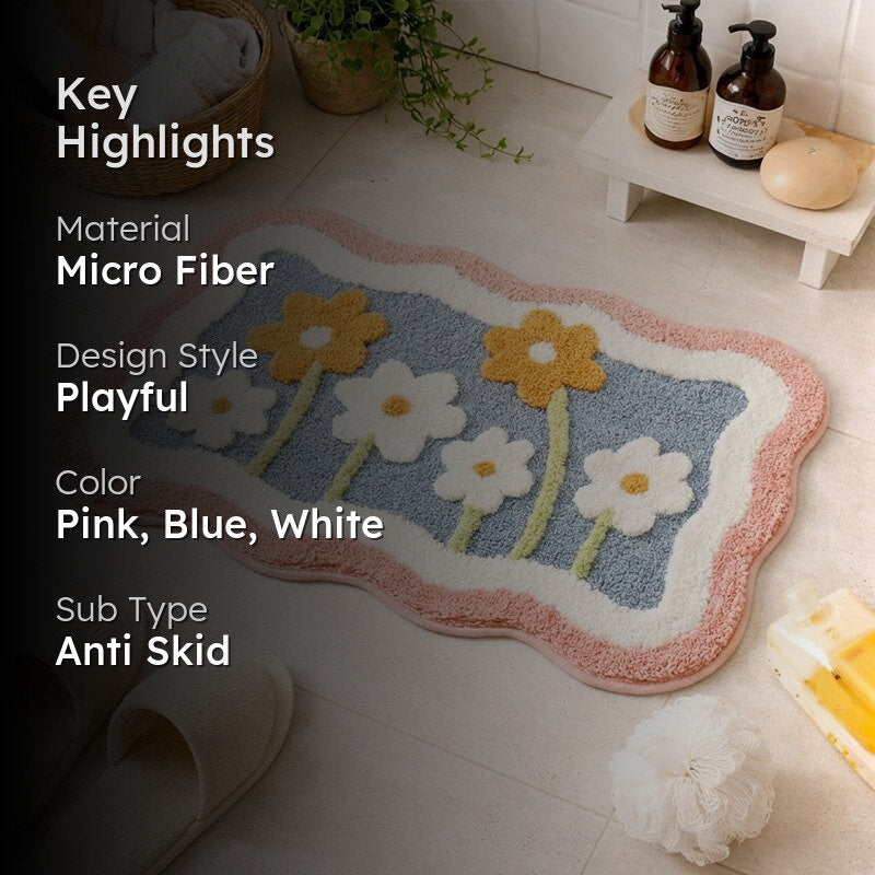 FloraWeave Antiskid Bath Mat media 2