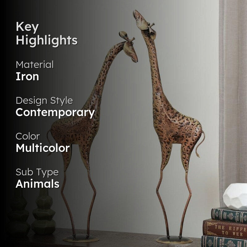 Giraffe Gala Showpiece - Set Of Two media 2