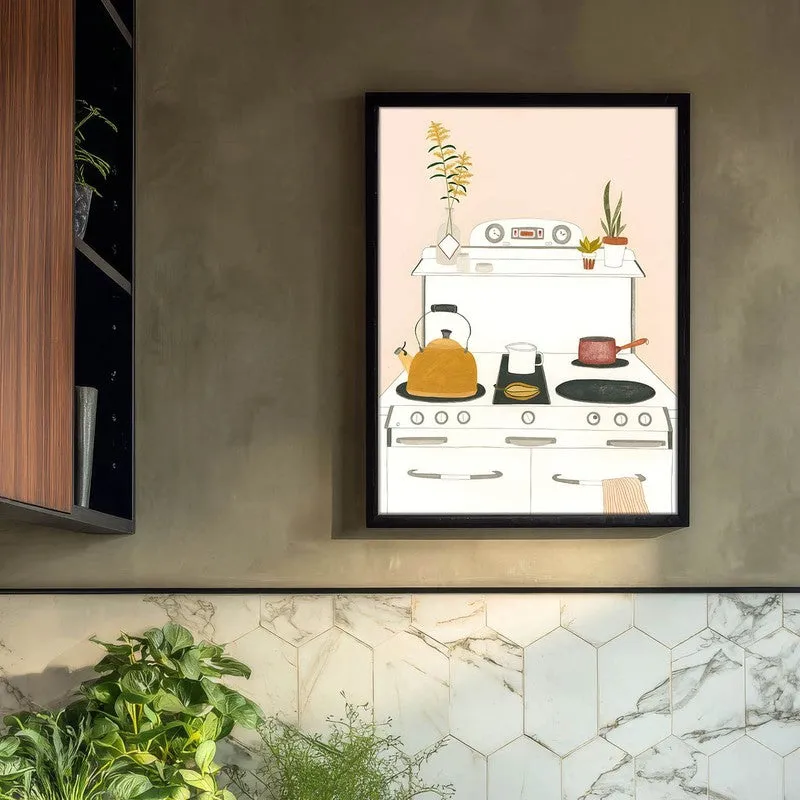 Caf Noir Archival Canvas Wall Art - Black media 3