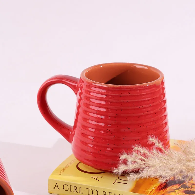 Alvira Ceramic Tea Cup (210 mL Each) - Set of Four media 5