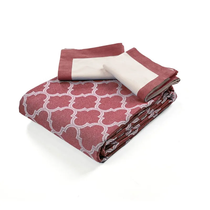 Axis Aura Cotton Bedsheet (Pink) - 224 TC media 6