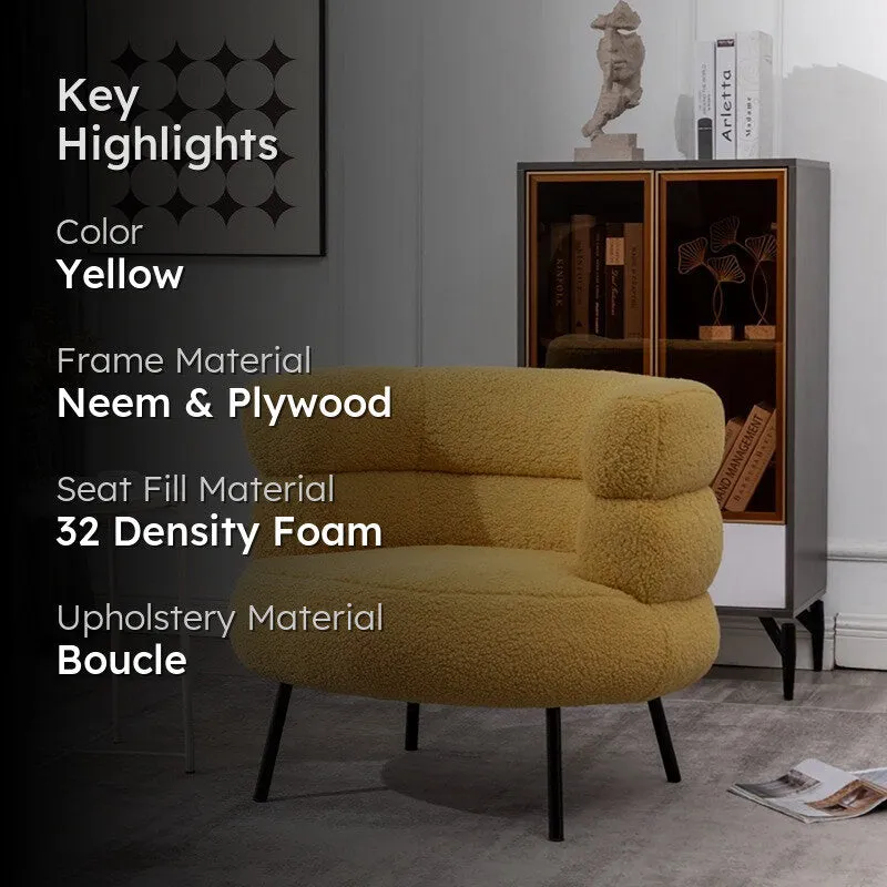 Clive Accent Chair - Yellow media 2