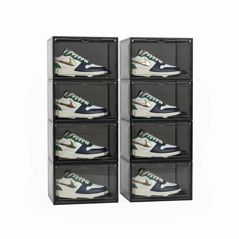 Pair Keep Shoe Rack (Black) - Set Of Eight media 4