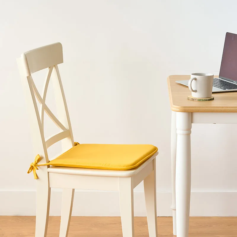 Easesit Foam Chair Pad (Yellow) - Set Of Two media 4