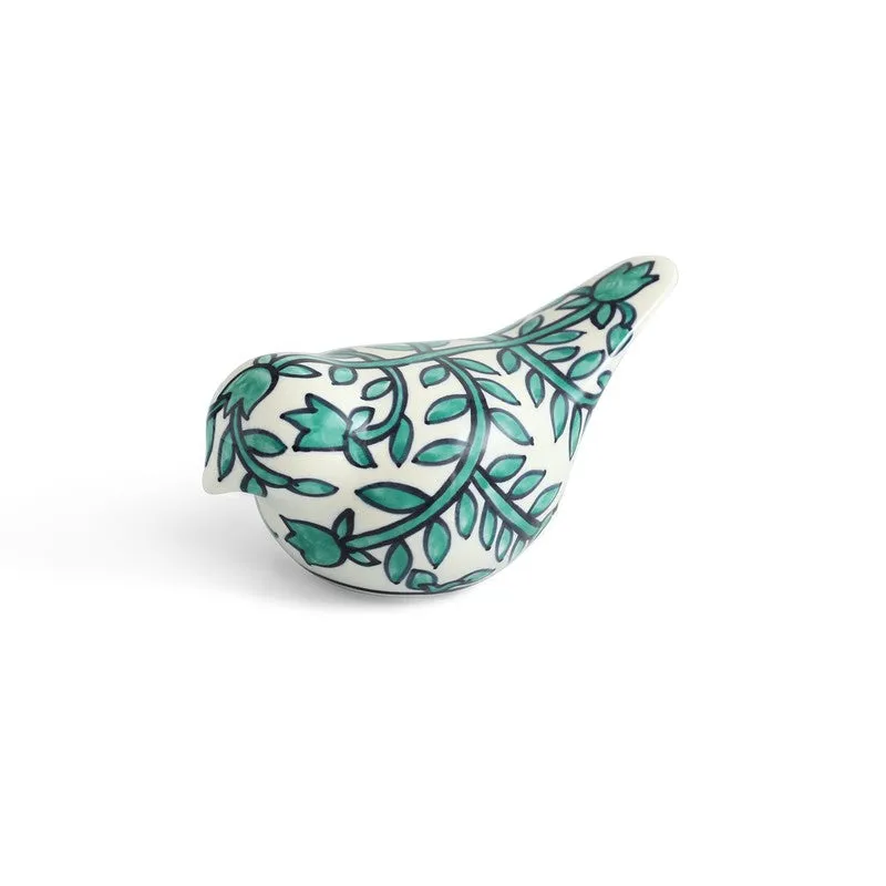 Perching Bird Ceramic Handpainted Showpiece) media 4