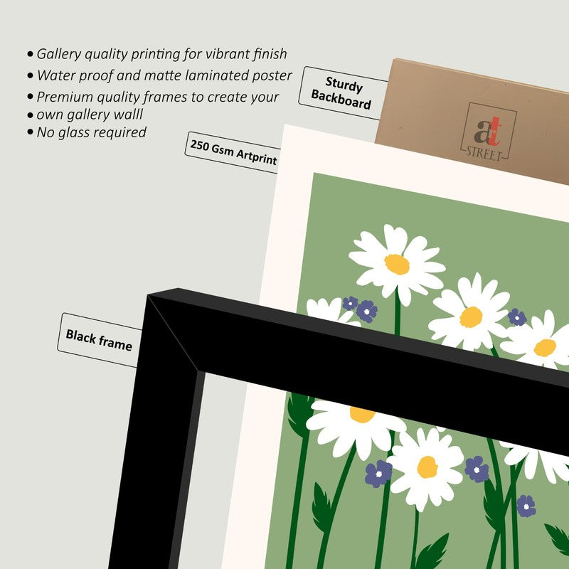 Evolve Daily Paper Wall Painting With Frame - Set Of Six media 5
