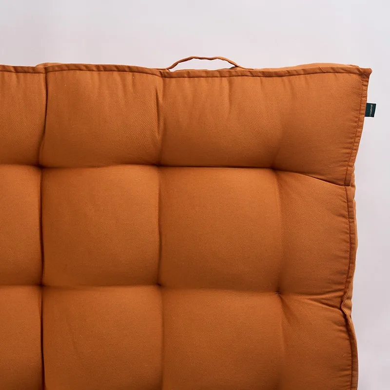 Pawdium Solid Cotton Floor Cushion - Brown media 4
