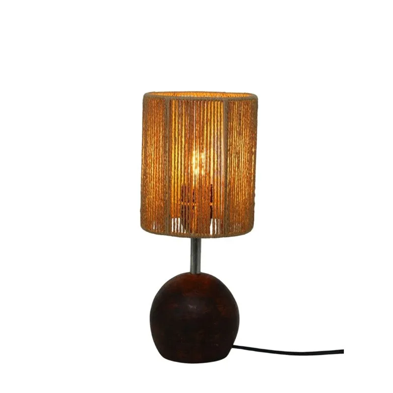 Candlecore Cotton Table Lamp - Brown media 4