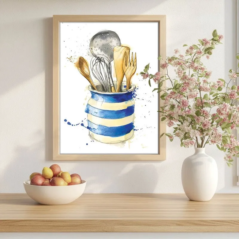 Spoon Studio Archival Canvas Wall Art - Brown media 1