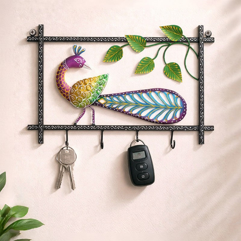 Multicolor Mayoor Handcrafted Key Holder