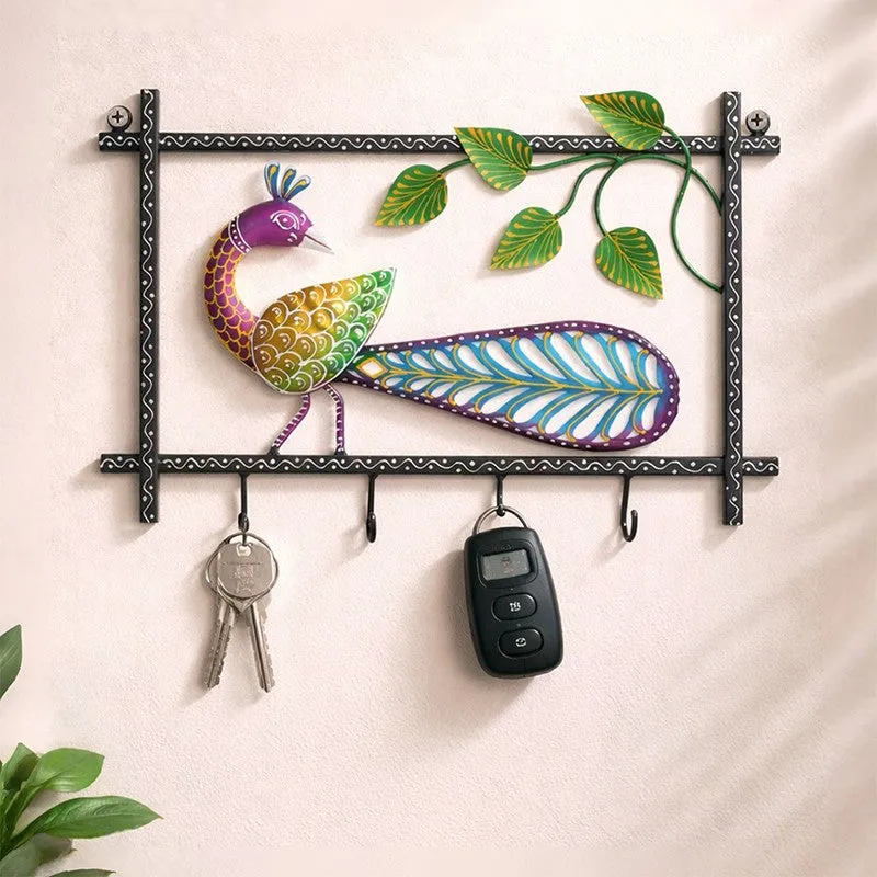 Multicolor Mayoor Handcrafted Key Holder media 1