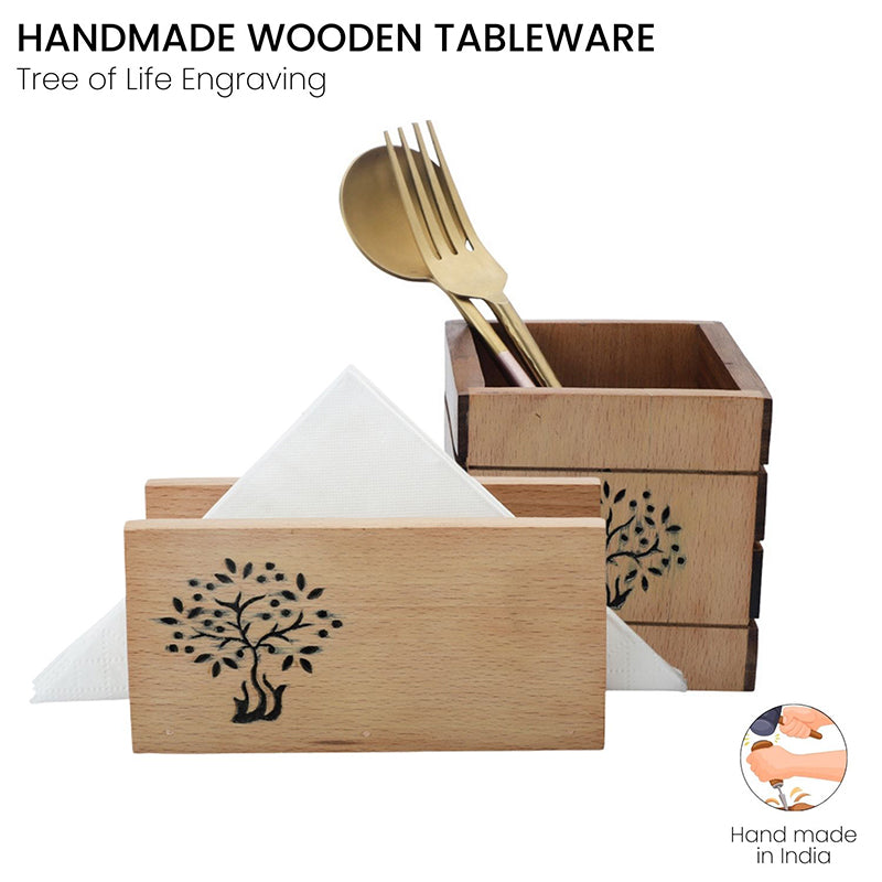Pipit Edge Wood Cutlery Holder image 3
