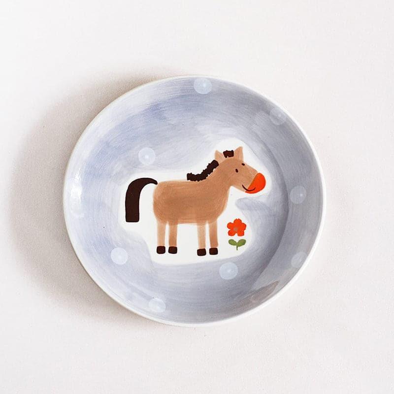 Quirky Farm Handpainted Wall Plate - Horse media 3