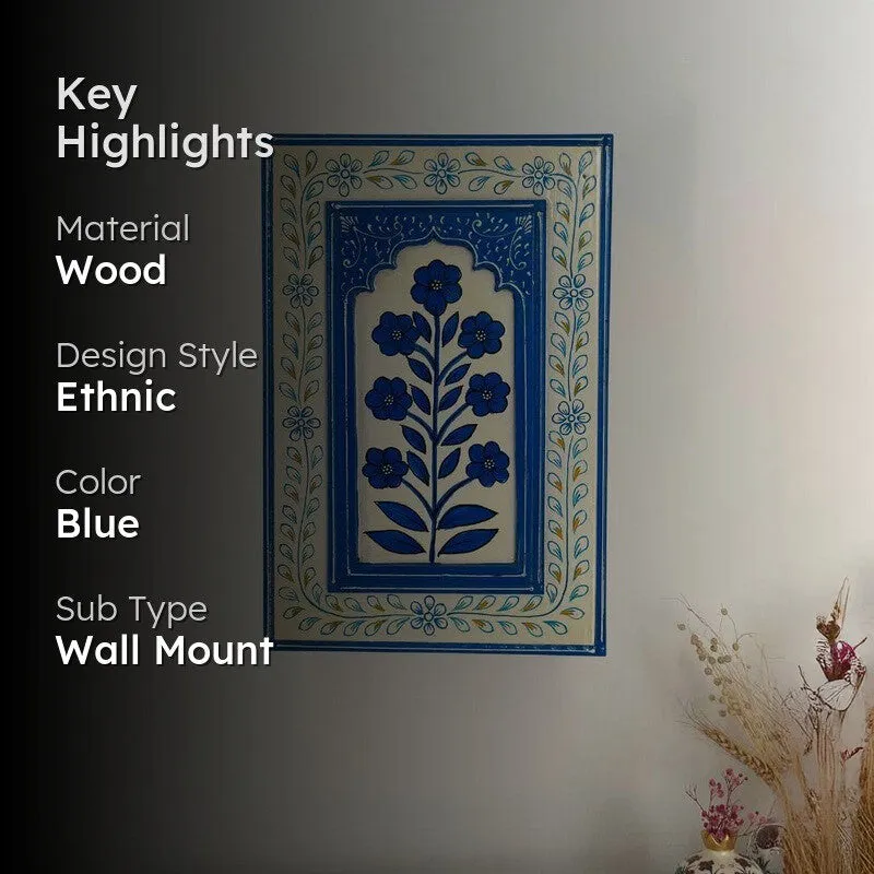 Kalpa Floral Wall Art & Paintings - Blue media 2