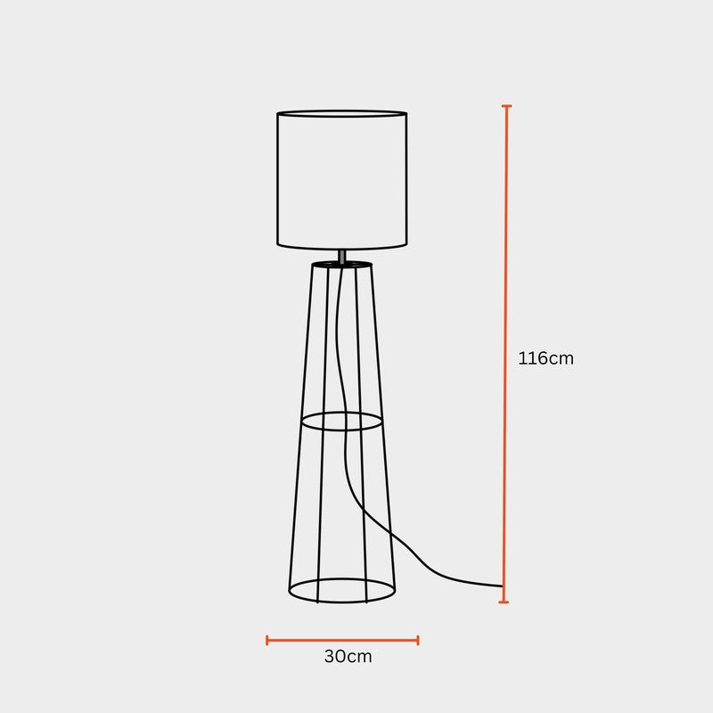 Fig Living IKKAT Floor Lamp 100 media 8