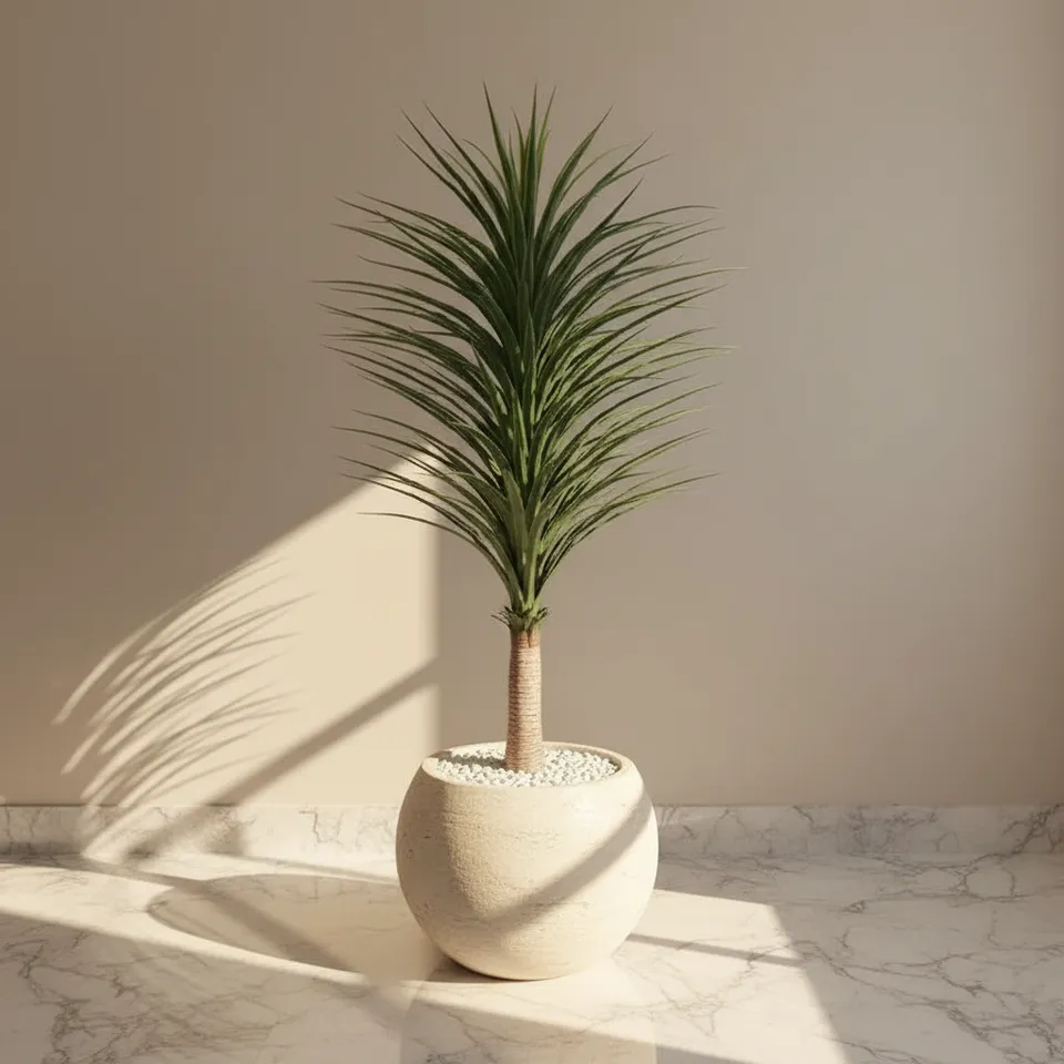 Artificial Real Touch Yucca Plant Without Pot - 5 Feet media 1