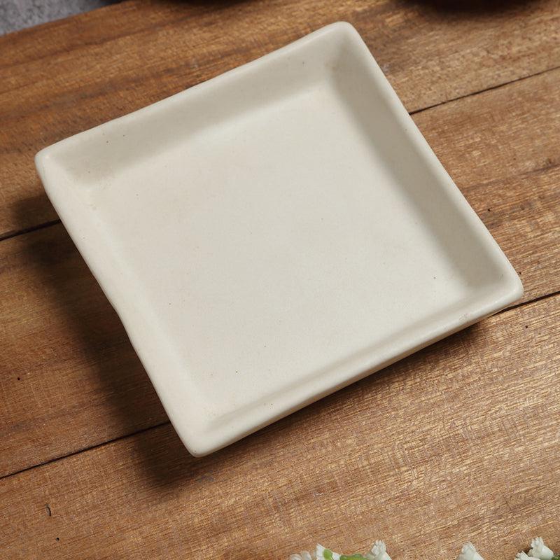 Metrica Square Stoneware Platter - Set of Two