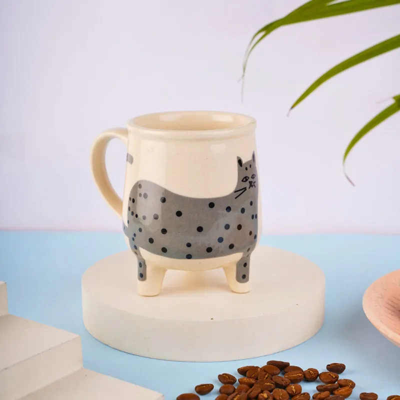 Polka Ceramic Tea Cup (250 mL) media 1