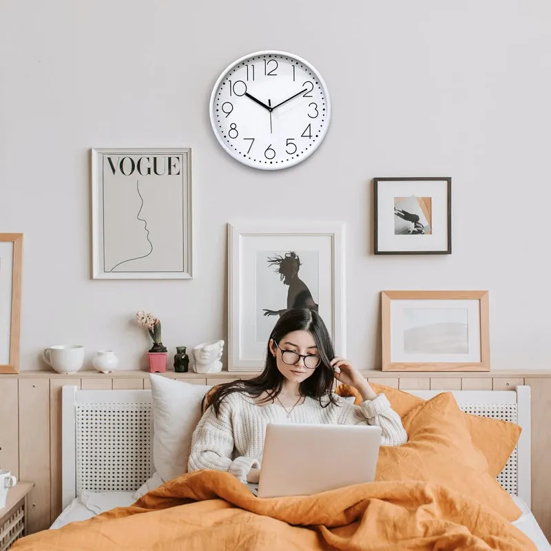 Tynox Analog Wall Clock - White media 4