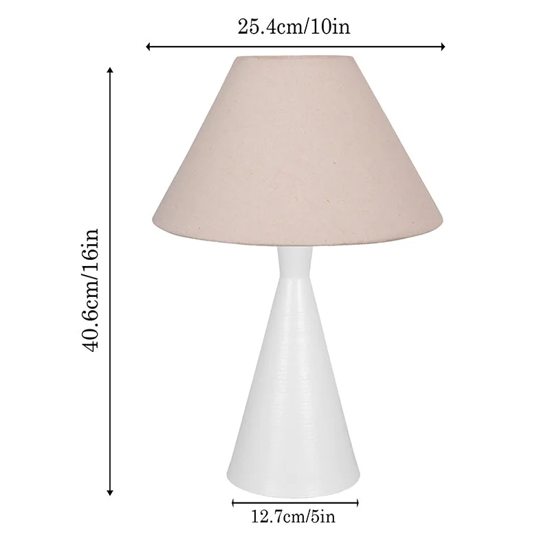 Neux Metal Table Lamp - Ivory,White media 5