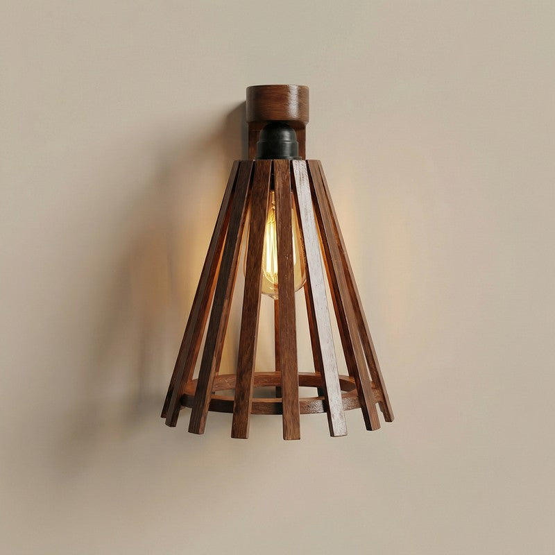 Quenara Wooden Wall Lamp media 5