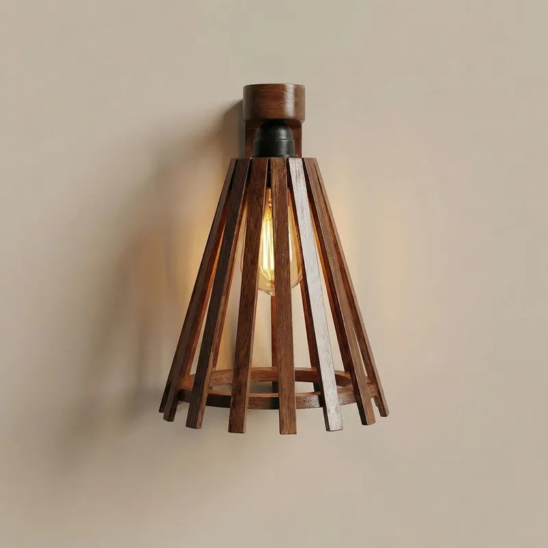 Quenara Wooden Wall Lamp media 5