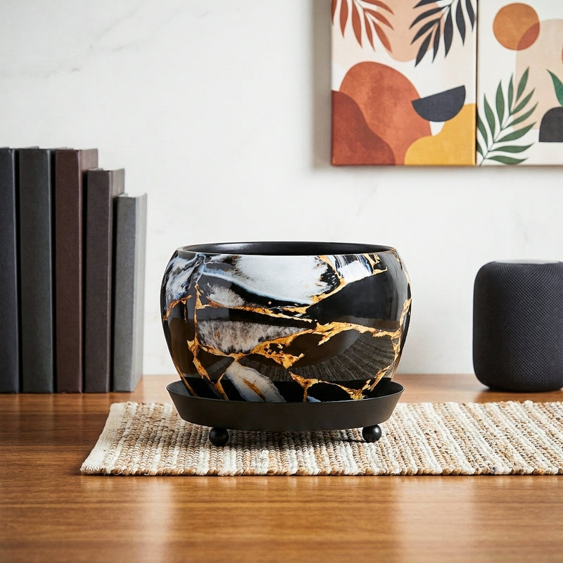 Axl Smudge Planter - Set Of Two