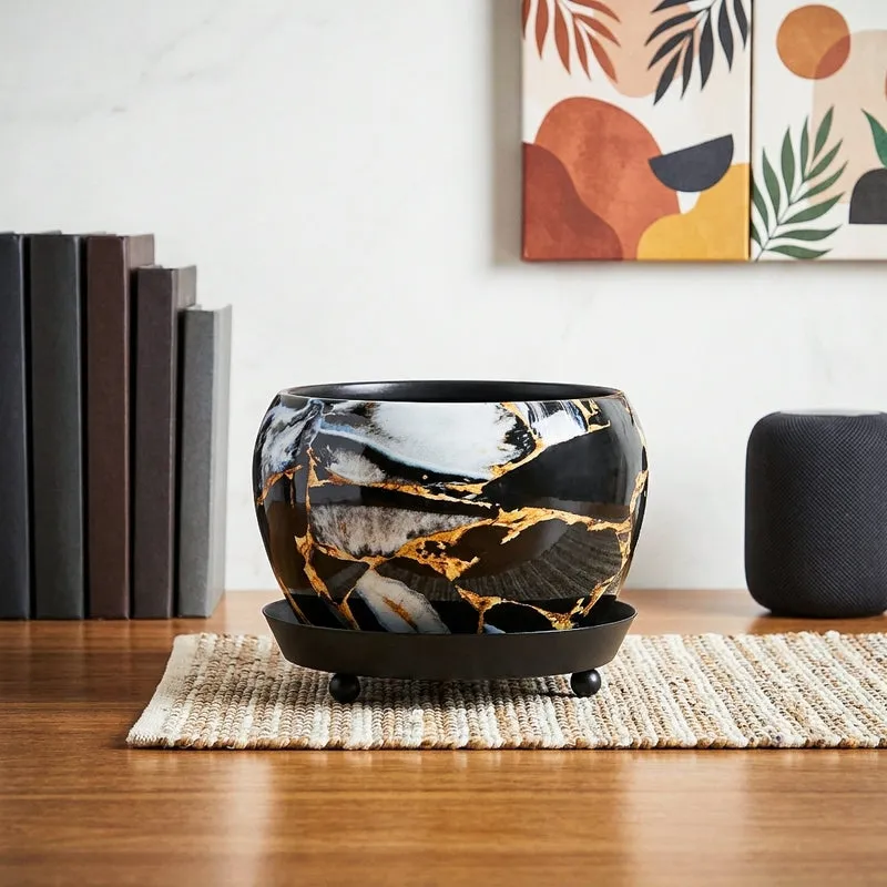 Axl Smudge Planter - Set Of Two media 1