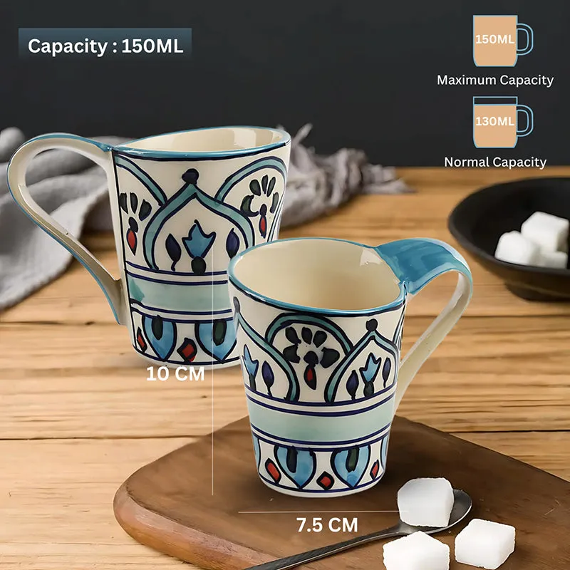 Medina Ceramic Tea Cup (150 mL Each) - Set of Six media 7