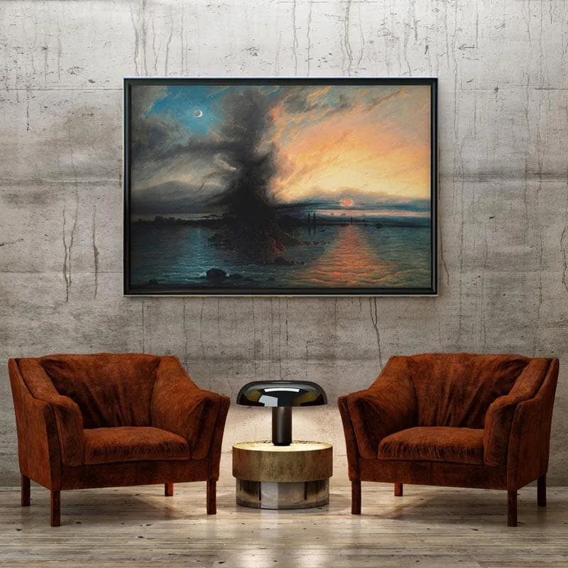 The Rock of Salvation Canvas Wall Painting - Black Frame media 4