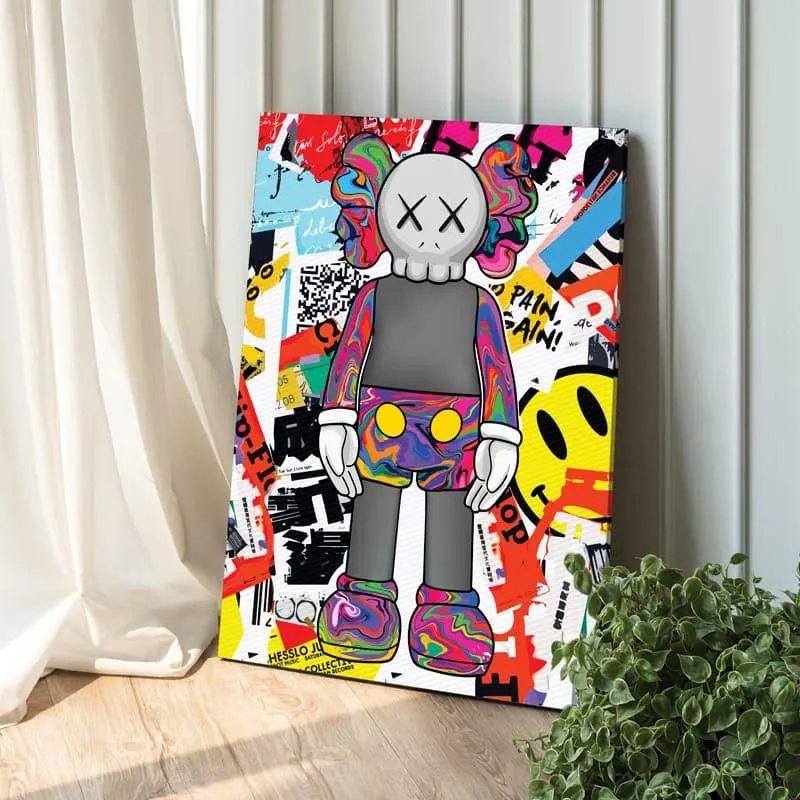 Doodle Dune Canvas Wall Painting media 3