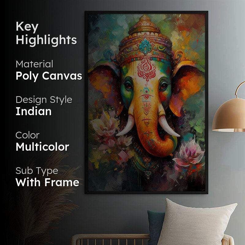 House Of The Divine Wall Painting With Frame media 2