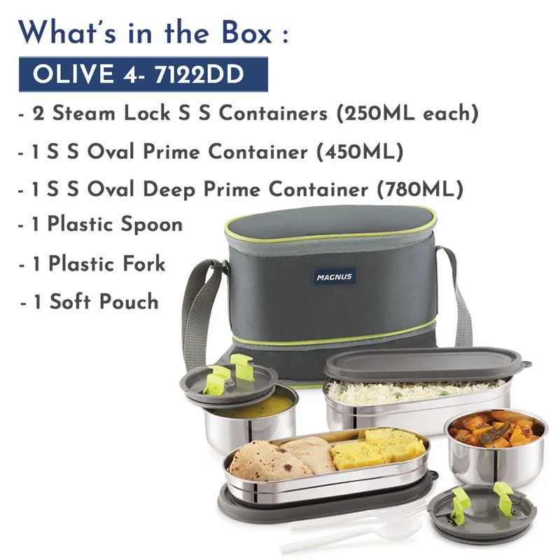 Solaro Nova Lunch Box with Lunch Bag - Five Piece Set media 5