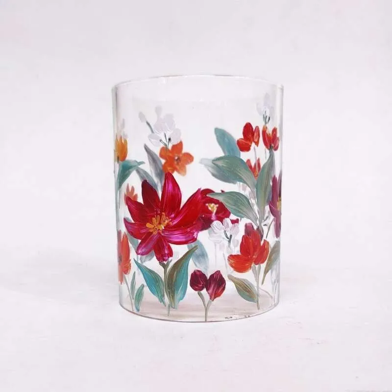 Secret Gardenia Handpainted Tealight Candle Holder media 4