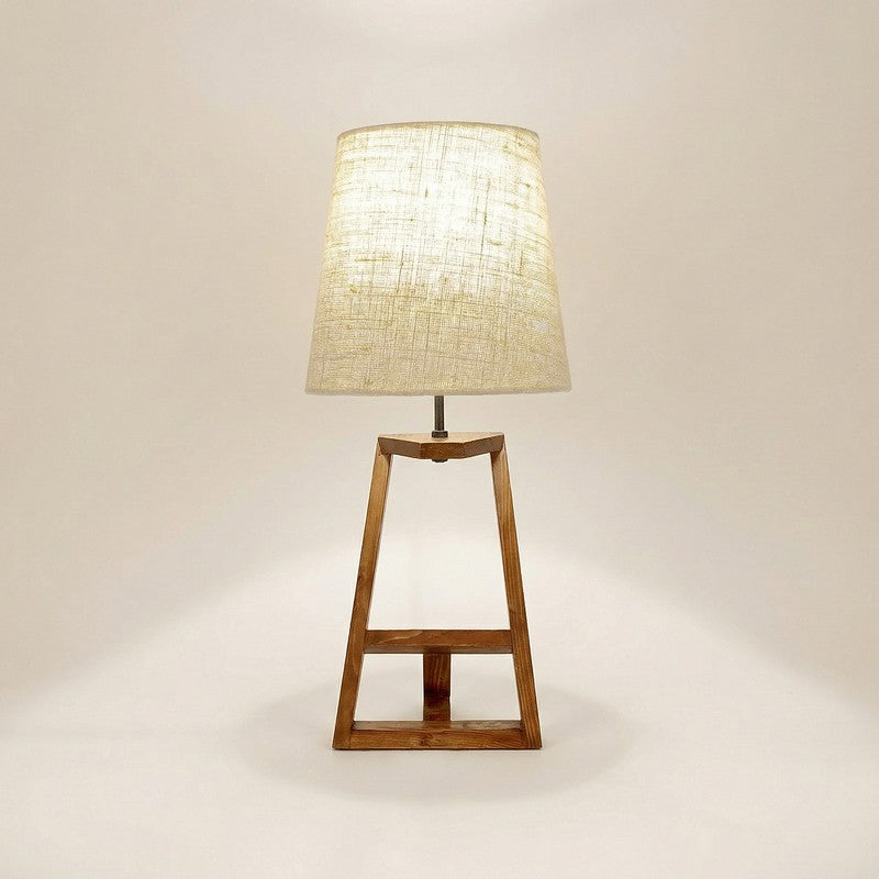 Julis Jute Table Lamp - Brown,Beige media 4