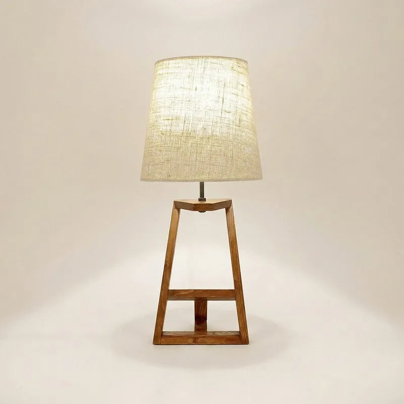 Julis Jute Table Lamp - Brown,Beige media 4