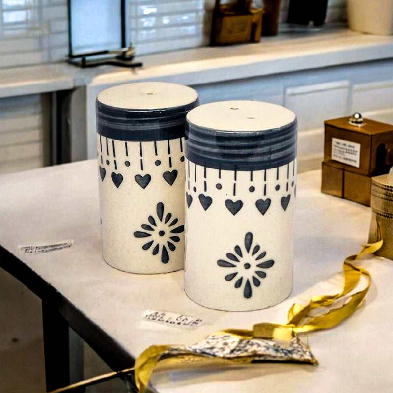 Ambar Ceramic Salt & Pepper Shaker (80 mL Each) - Set Of Two media 4