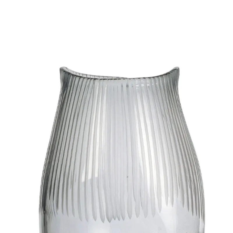 Gridon Glass Vase - Grey media 6