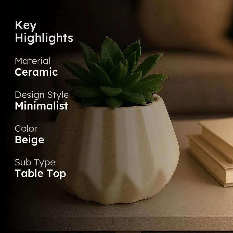 Liora Earthtone Ceramic Vase media 2