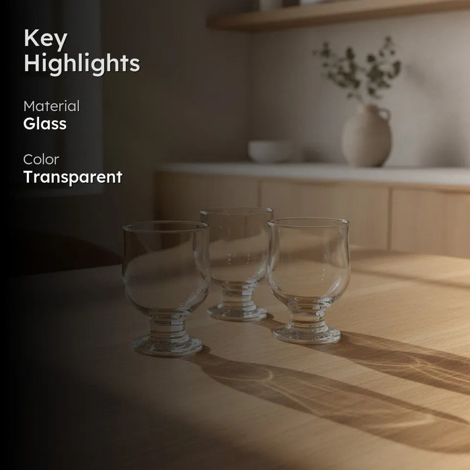 Heikyo Glass Wine Glass (300 mL) - Set Of Six media 2